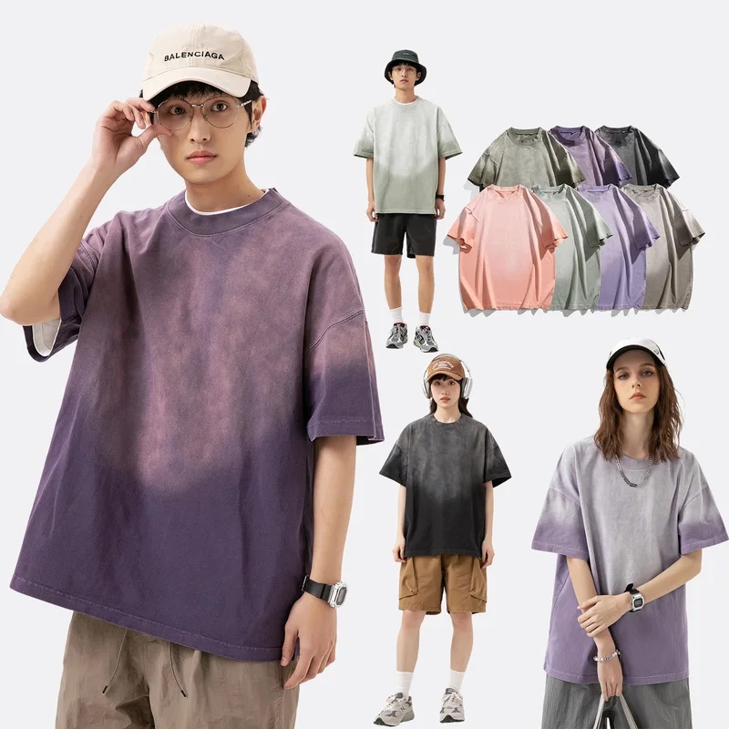 Vintage Fashion T Shirts - Kaos Katun Berkualitas Tinggi 300g Pria