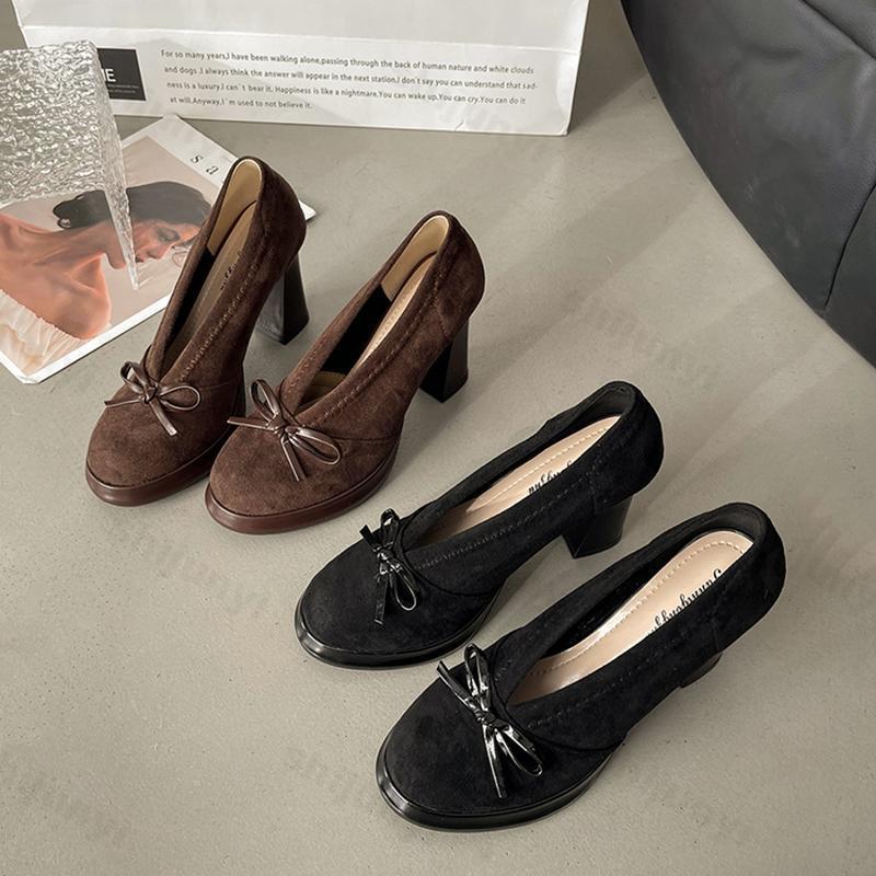 Vintage Outdoor Fashion - Sepatu Hak Tinggi Wanita 2025 Musim