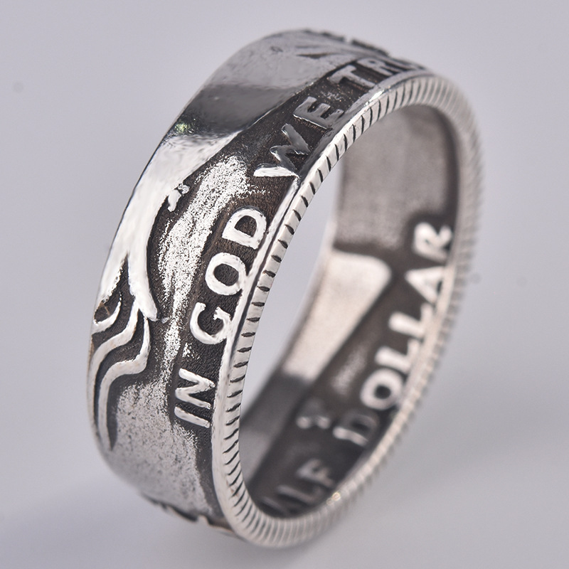 Vintage Fashion Wholesale - Cincin Pola Huruf Mode Vintage untuk