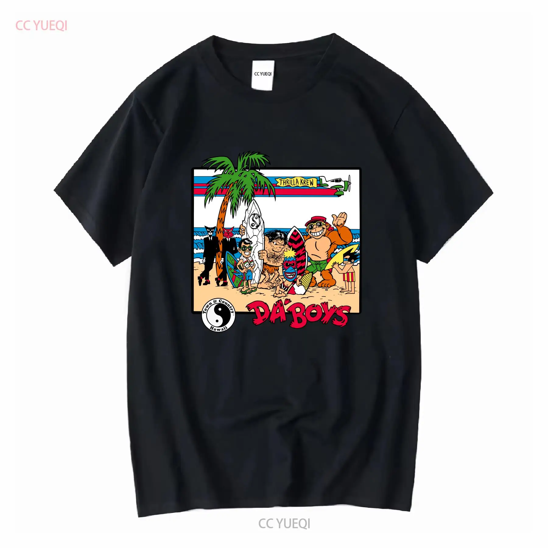 Vintage Fashion Newtown - Kemeja Desain Surfing T C Town