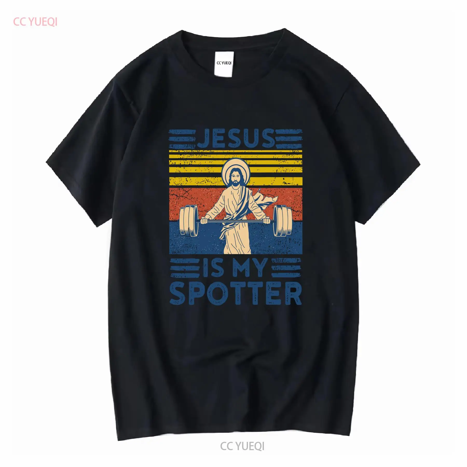 Vintage Fashion T Shirts - Kaus Gym Lucu Baru Langka Yesus