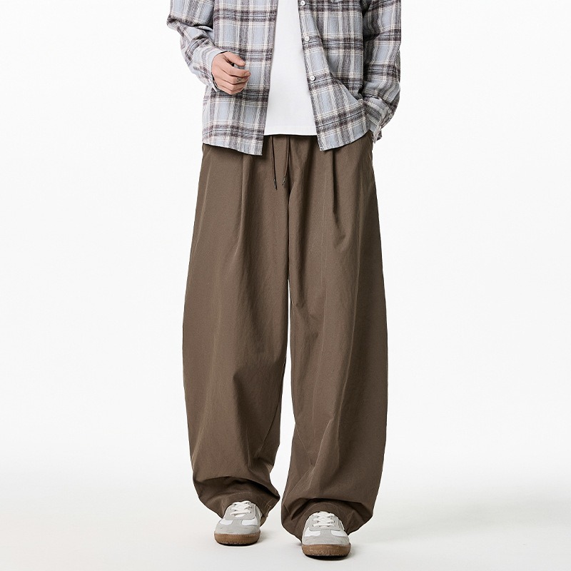Wide Leg Trouser 70S - Celana Panjang Pria Musim Semi Gugur