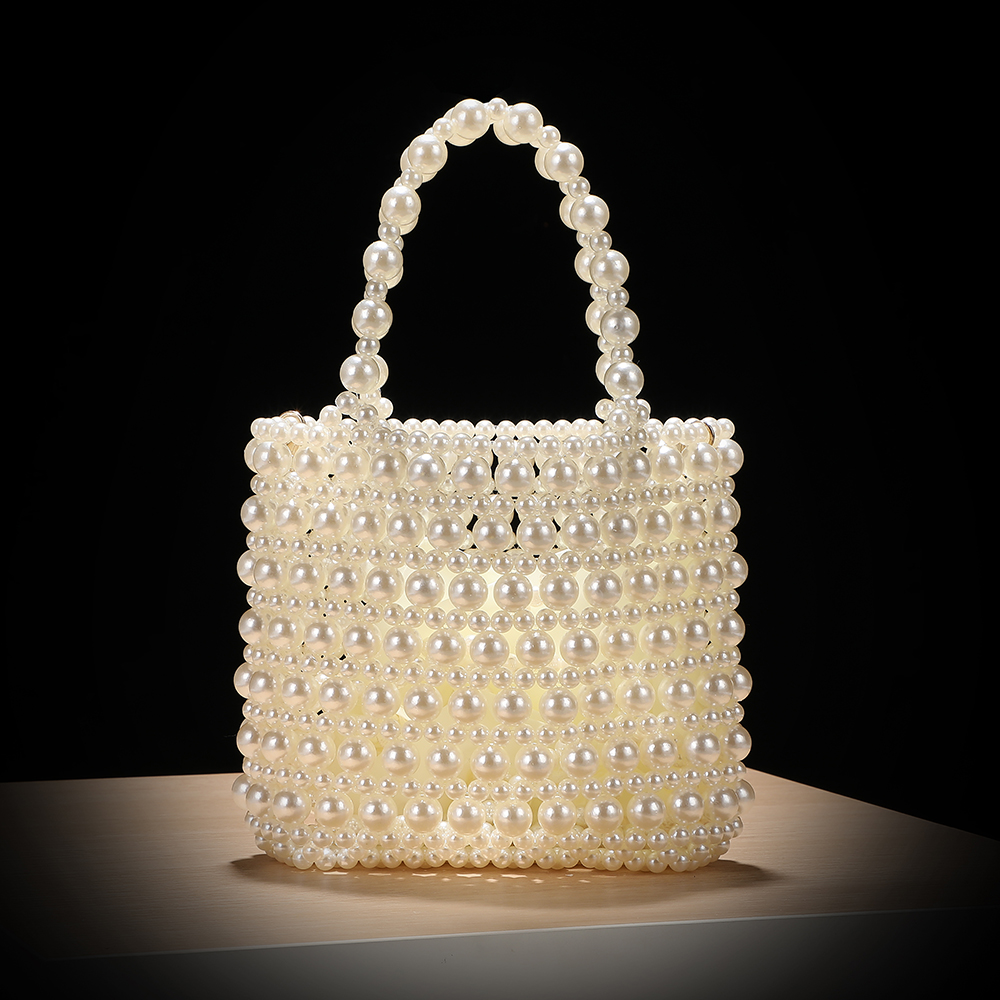 French Vintage Fashion - Tas malam mutiara vintage Prancis -