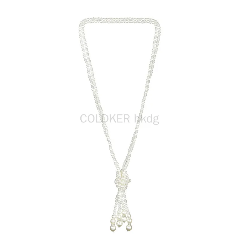 Vintage Fashion Jewelry Necklaces - Kalung Mutiara 1920-an, Aksesoris Gatsby Mutiara