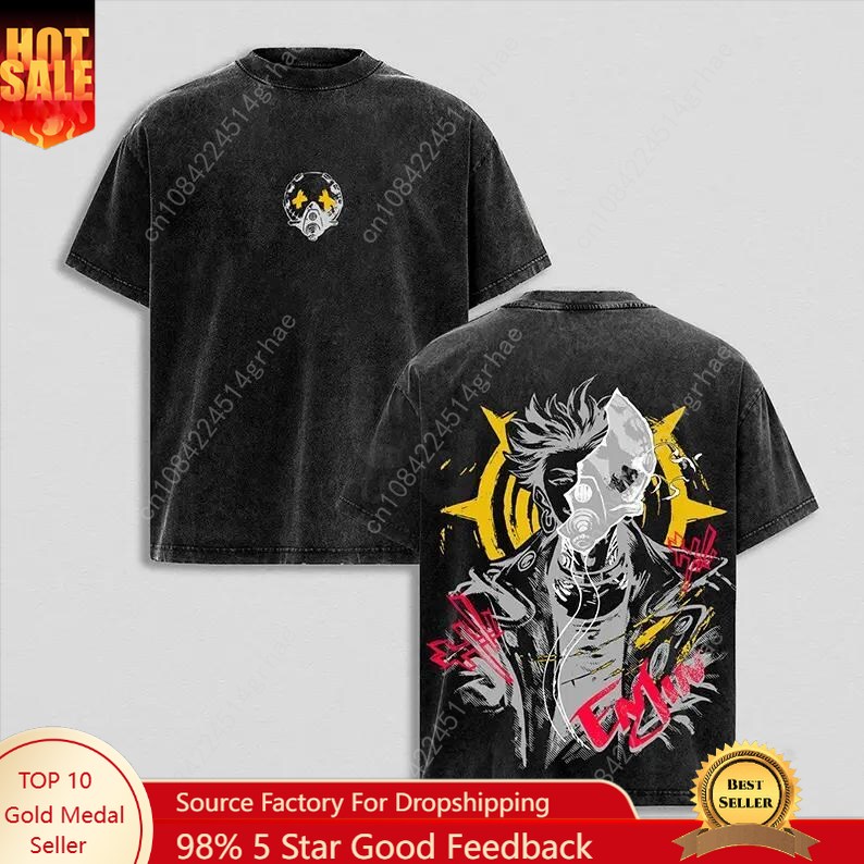 Vintage Fashion T Shirts - Gachiakuta Vintage Anime Washed Shirt Anime
