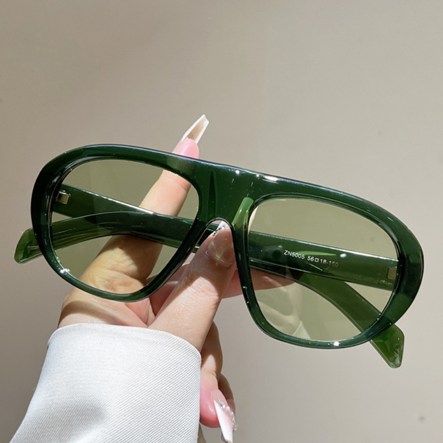 Vintage Outdoor Fashion - Kacamata Pilot Oversize Baru Wanita Pria