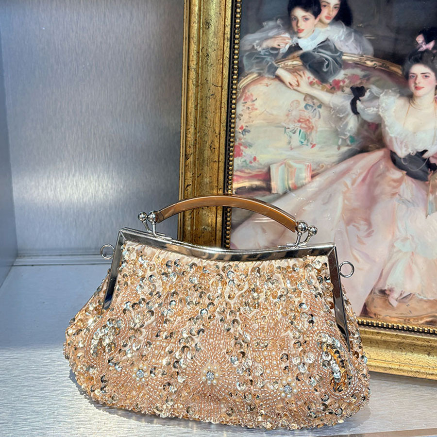 Vintage Fashion Wholesale - Tas Selempang Wanita Gaya Shanghai Vintage