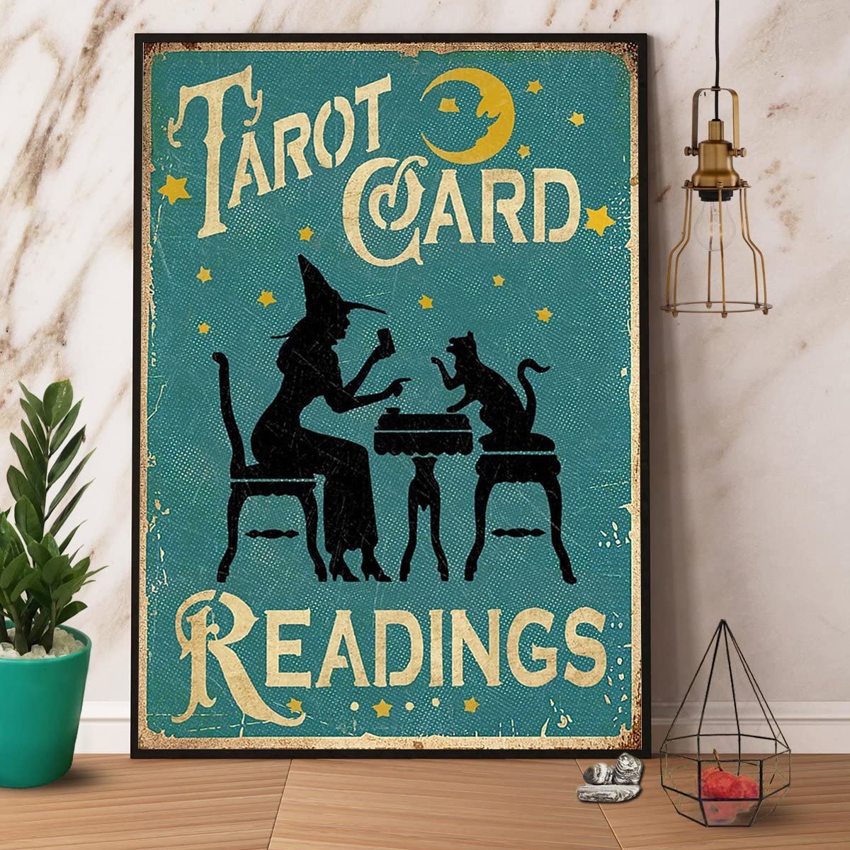 Vintage Fashion Posters - Poster Hadiah Gambar Kucing Besar untuk