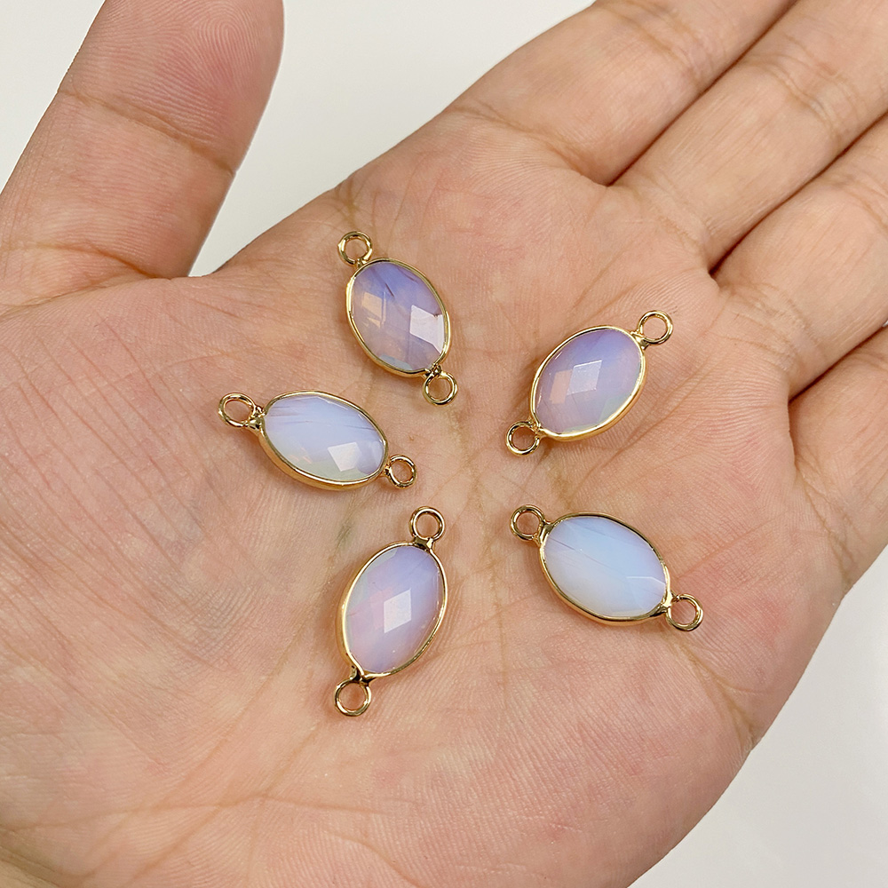 3 buah liontin batu alami segi - Vintage Fashion Jewelry Necklaces ulasan dan harga
