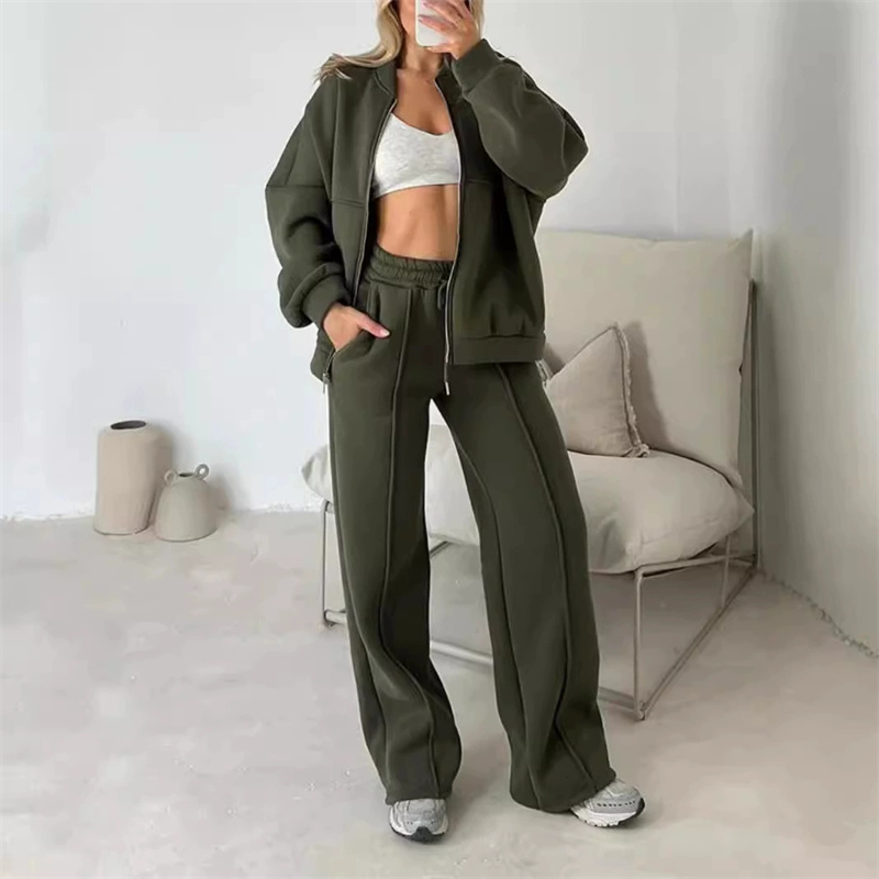 Setelan Olahraga Kasual Wanita - Wide Leg Trouser 70S ulasan dan harga