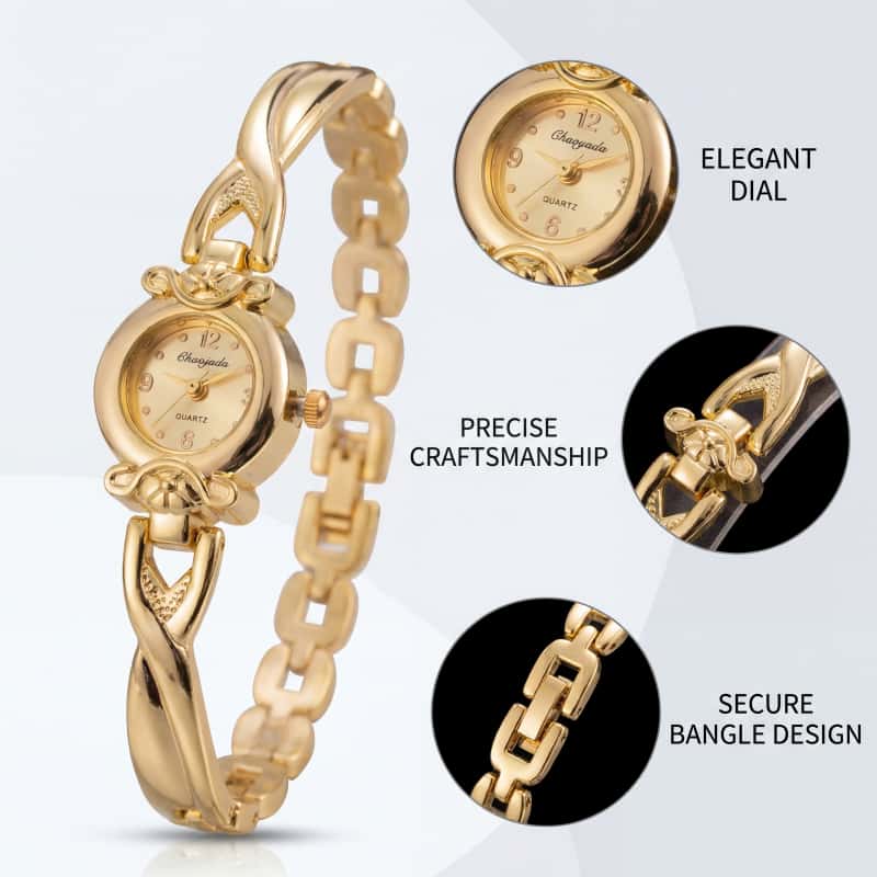Jam Tangan Emas Tipis Modis un - Vintage Fashion Watches ulasan dan harga