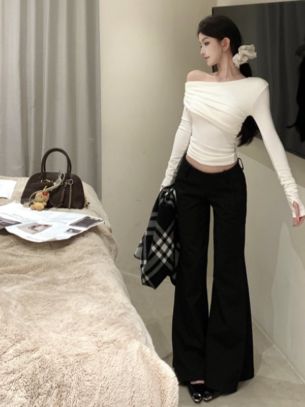Atasan Kaos Lengan Panjang Gay - Vintage Fashion T Shirts ulasan dan harga