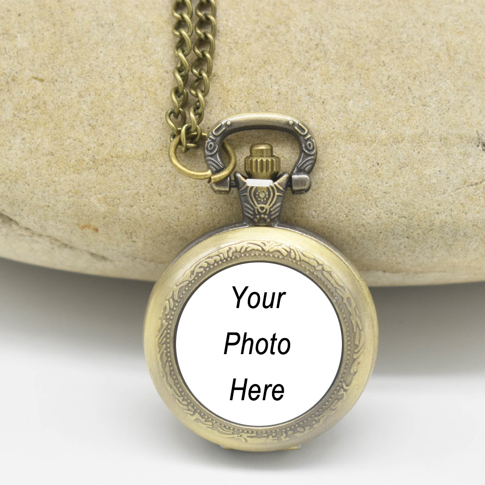 Kalung Liontin Jam Saku Logam  - Vintage Fashion Jewelry Necklaces ulasan dan harga
