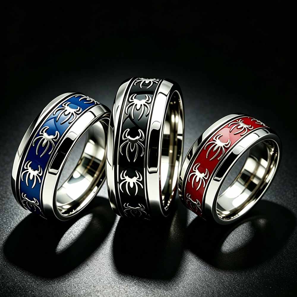 Cincin Laba-laba Punk Vintage  - Vintage Fashion Wholesale ulasan dan harga