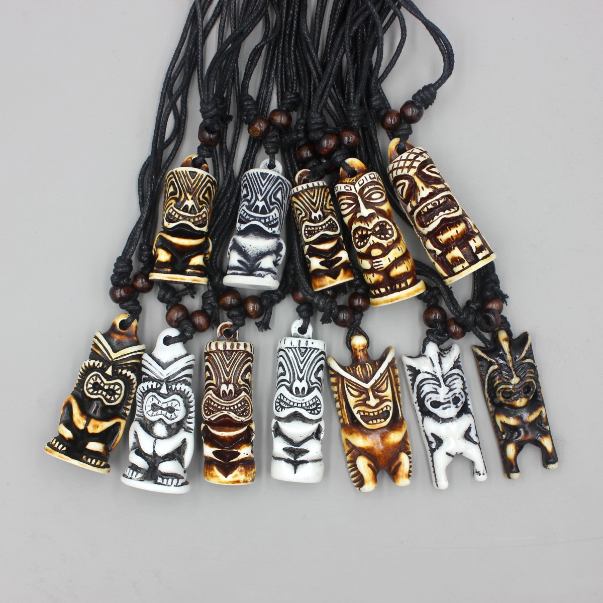 12 buah/lot kalung totem Tiki  - Vintage Fashion Nz ulasan dan harga