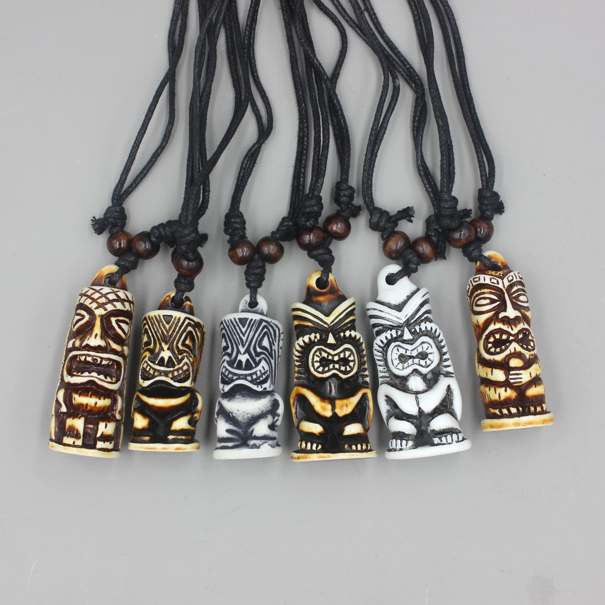 12 buah/lot kalung totem Tiki  - Vintage Fashion Nz ulasan dan harga