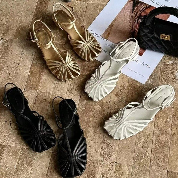 Sandal Jepit Anyaman Gaya Pran - Vintage Fashion Heels ulasan dan harga