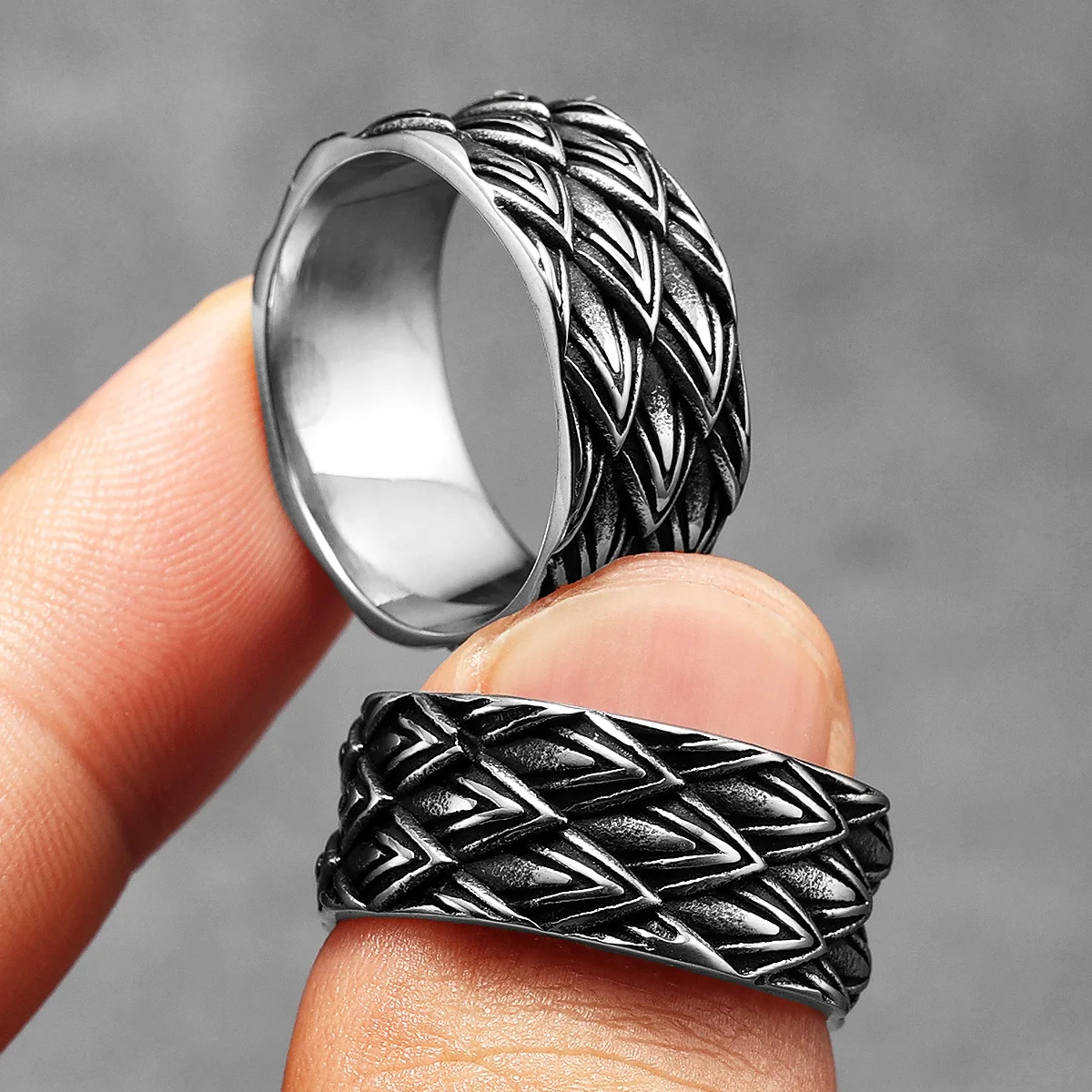 Cincin bulu elang unik pria ba - Vintage Fashion Newtown ulasan dan harga