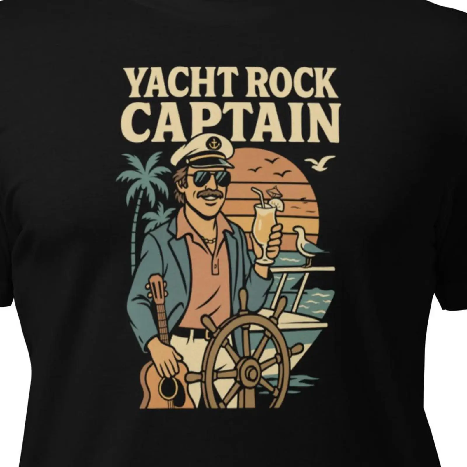 Kaos Kapten Kapal Pesiar Retro - Vintage Yacht Fashion ulasan dan harga