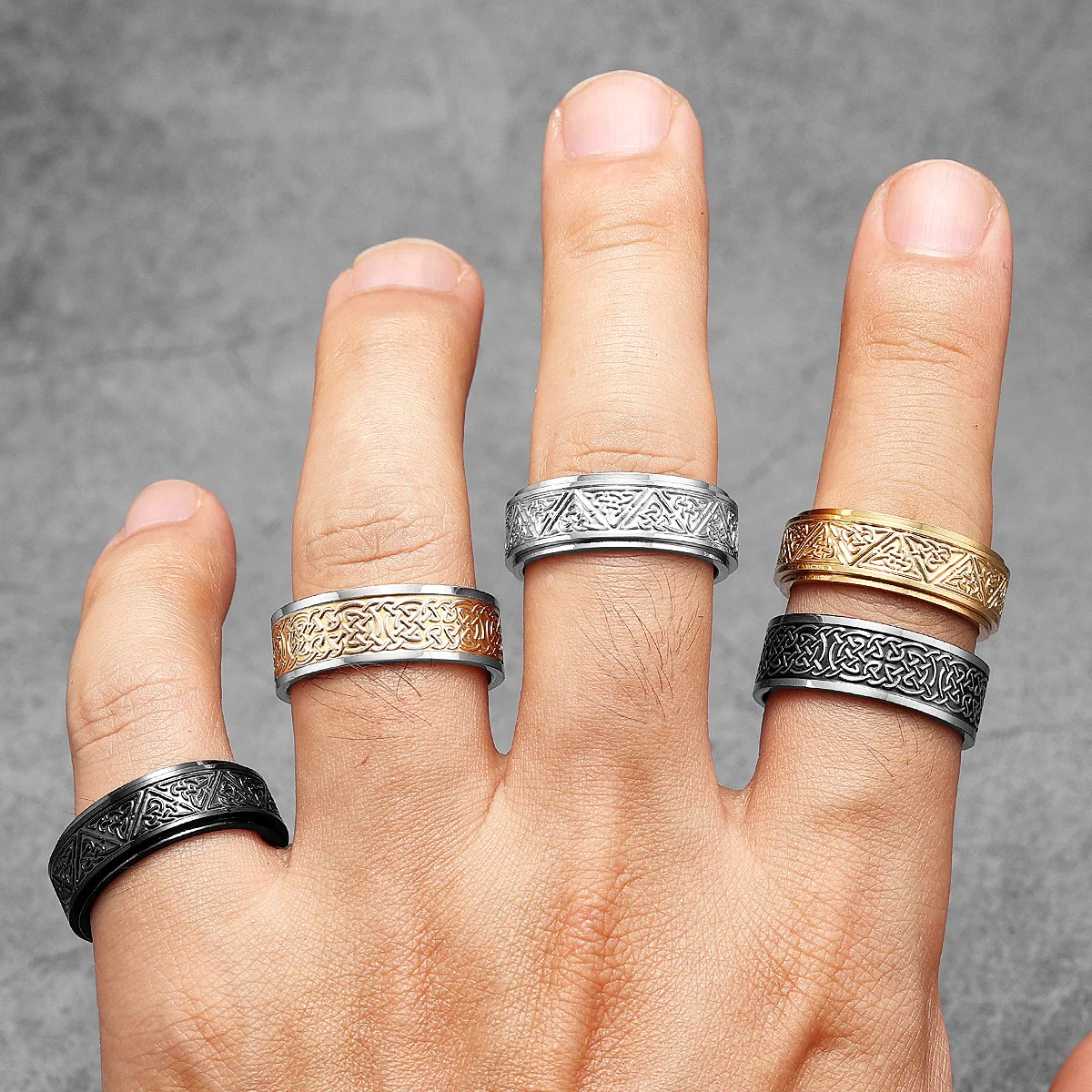 Viking simpul Celtic cincin pr - Vintage Fashion Newtown ulasan dan harga