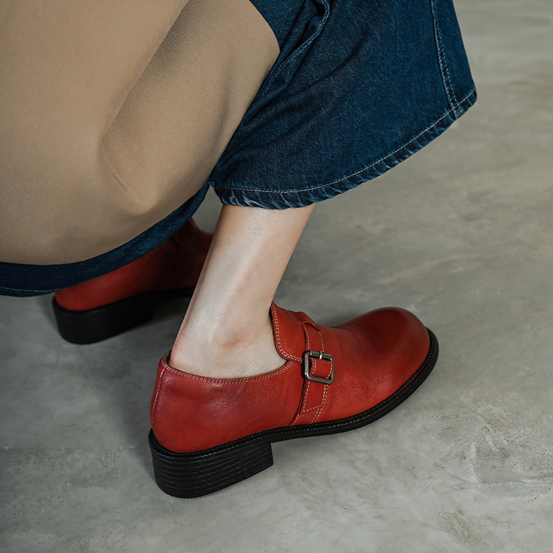 Sepatu Pumps Wanita Kulit Asli - Vintage Fashion Heels ulasan dan harga