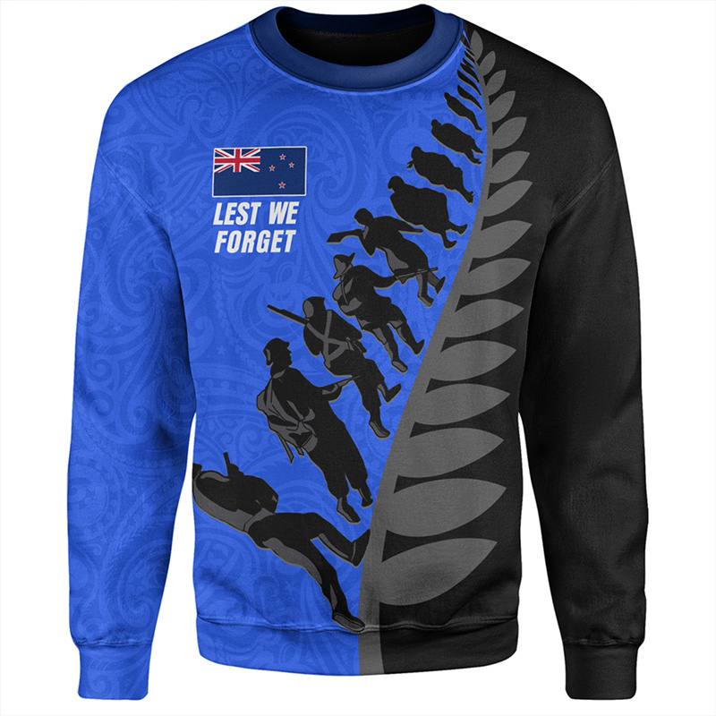 Maori AOTEAROA Print Sweatshir - Vintage Fashion Nz ulasan dan harga
