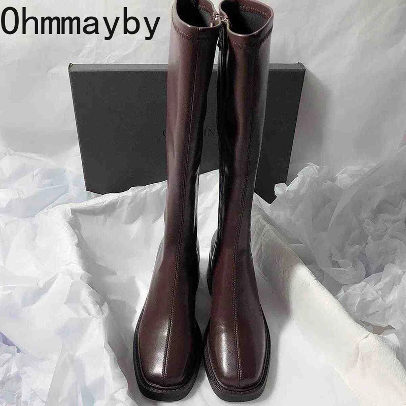 Sepatu bot hak tebal wanita, s - Vintage Fashion Heels ulasan dan harga