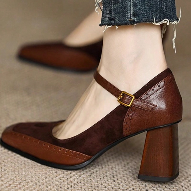 Sepatu Pumps Wanita Model Pran - French Vintage Fashion ulasan dan harga