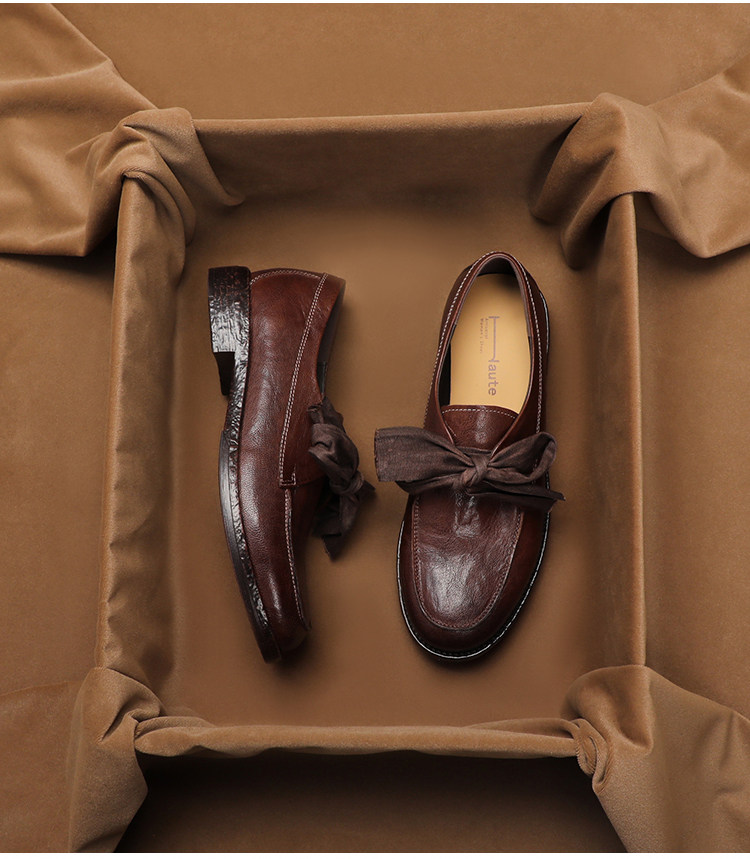 KOTAK SEPATU ‌ Sepatu Loafer G - Vintage Fashion Heels ulasan dan harga