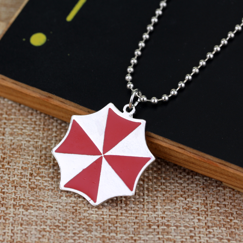 Kalung Liontin Payung Merah Ga - Vintage Fashion Jewelry Necklaces ulasan dan harga