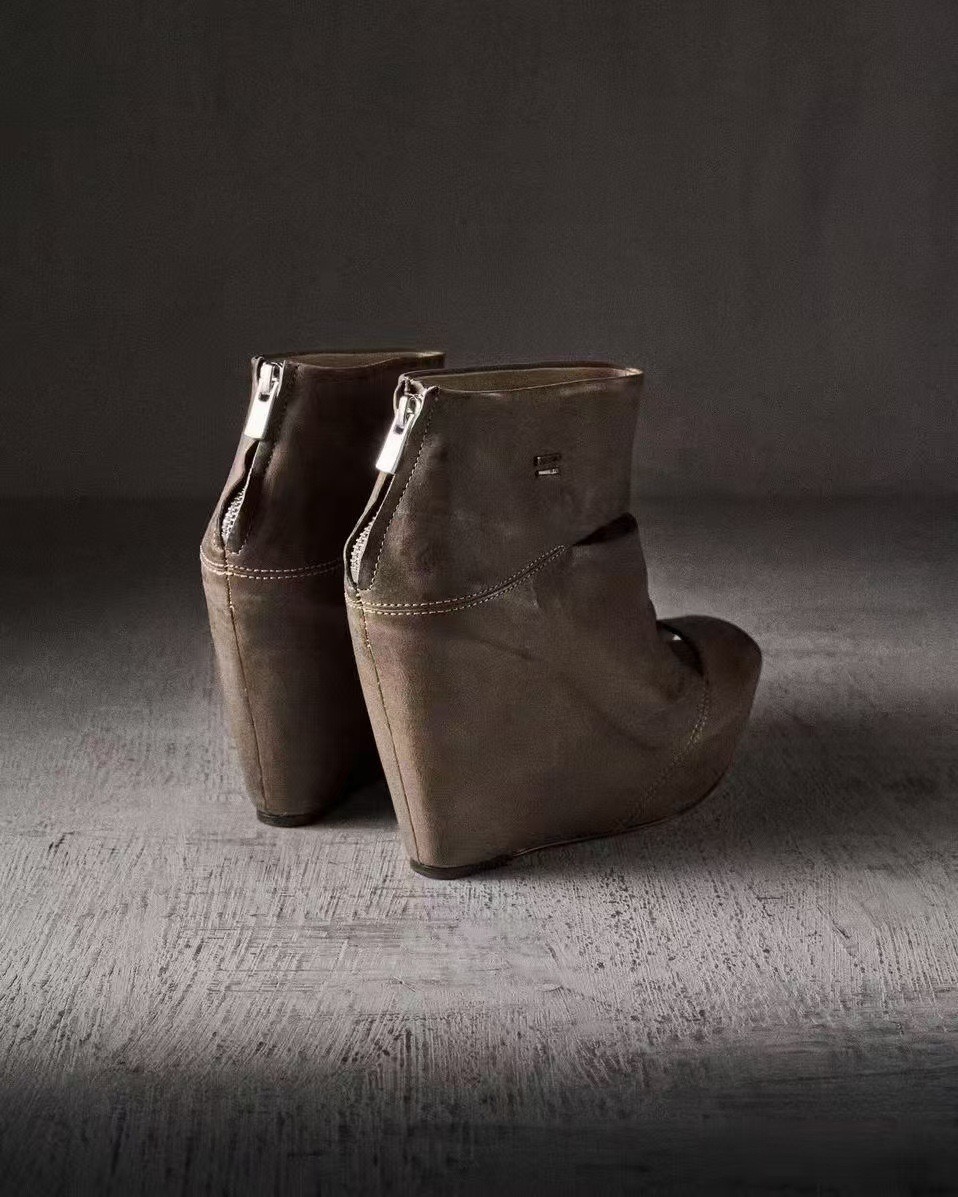 Sepatu Boots Platform Wedge Ku - Vintage Fashion Heels ulasan dan harga