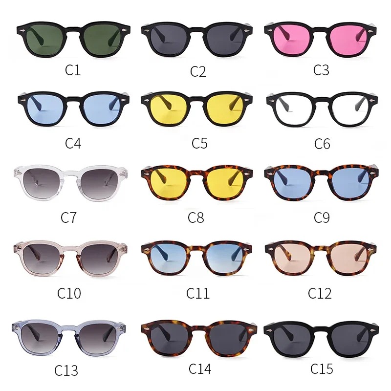Kacamata Hitam Bulat Vintage W - Vintage Outdoor Fashion ulasan dan harga