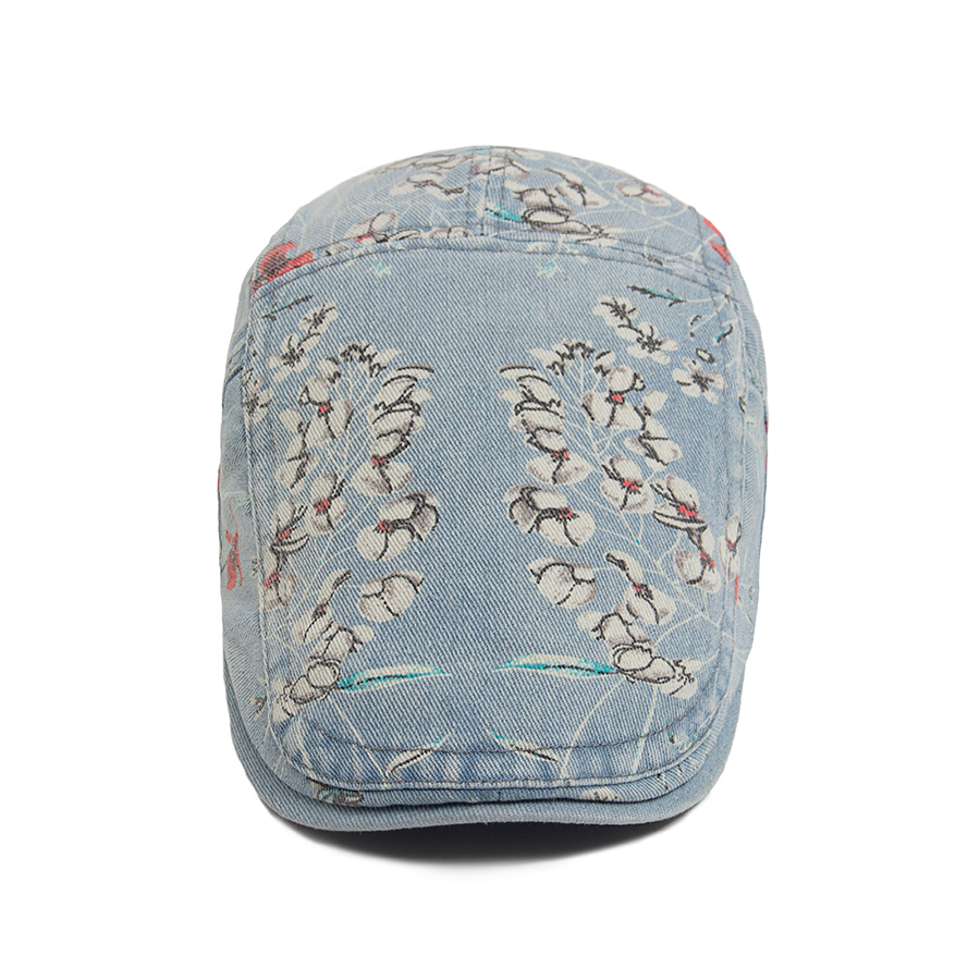 Baret Denim Gambar Cetak Antik - Vintage Fashion Nz ulasan dan harga