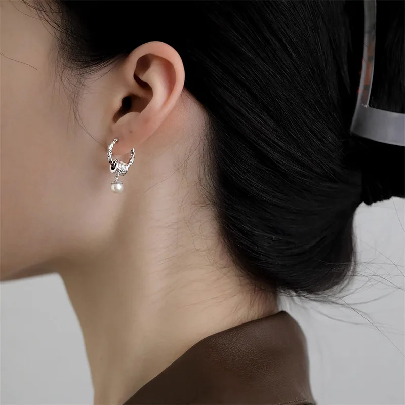 Anting Menjuntai Perak 925 Tre - Vintage Fashion Wholesale ulasan dan harga