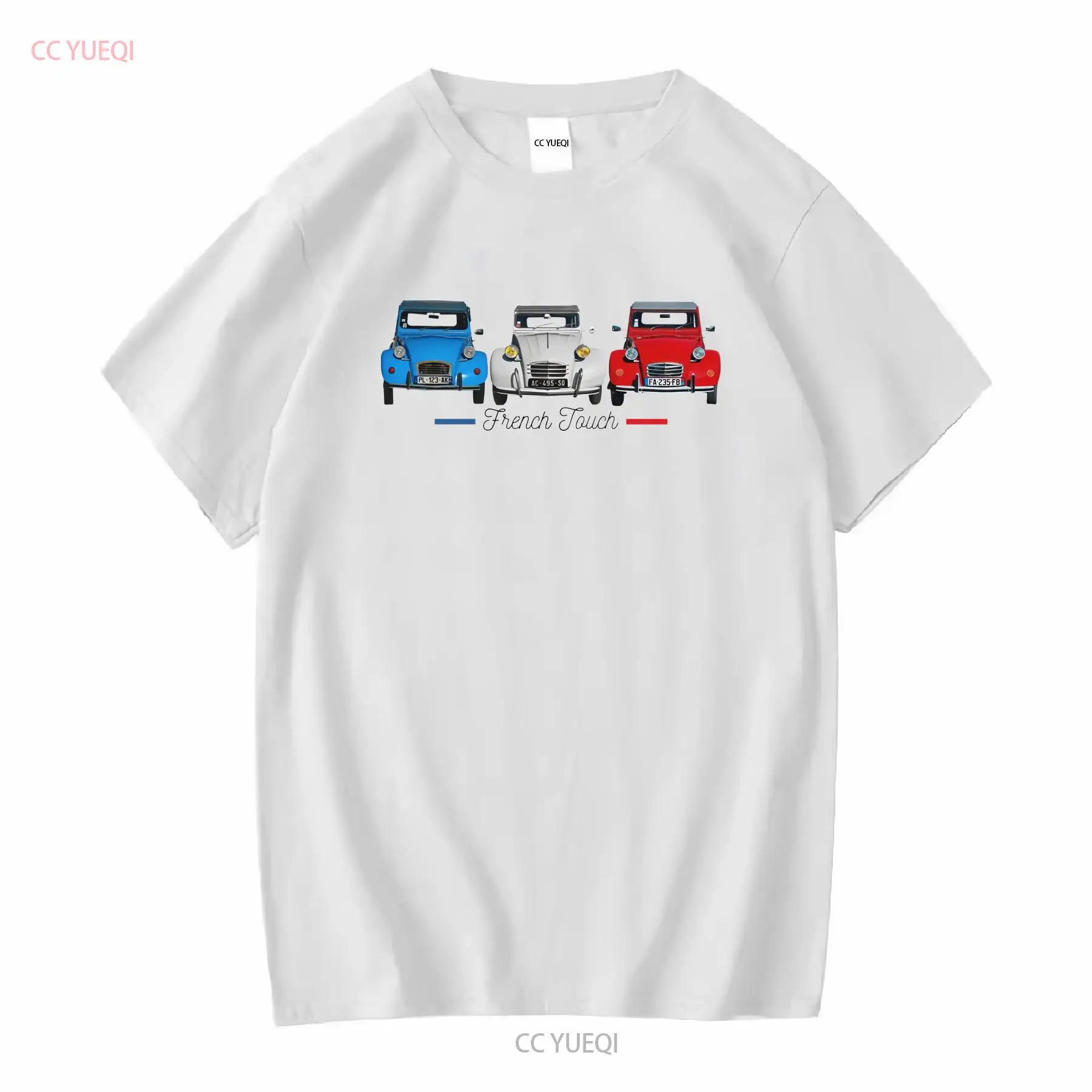 Kaos katun dua kuda 2 CV untuk - Vintage Fashion T Shirts ulasan dan harga