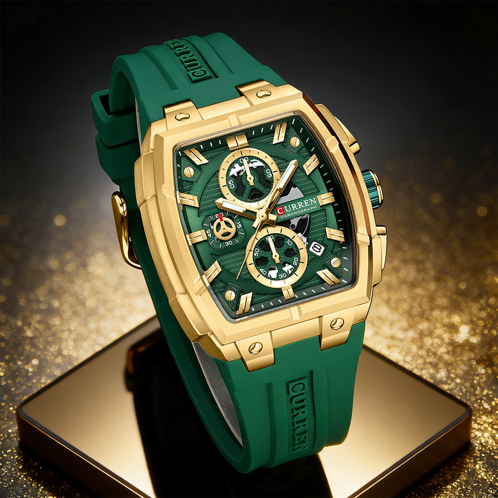 Jam Tangan Mewah Vintage CURRE - Vintage Fashion Watches ulasan dan harga