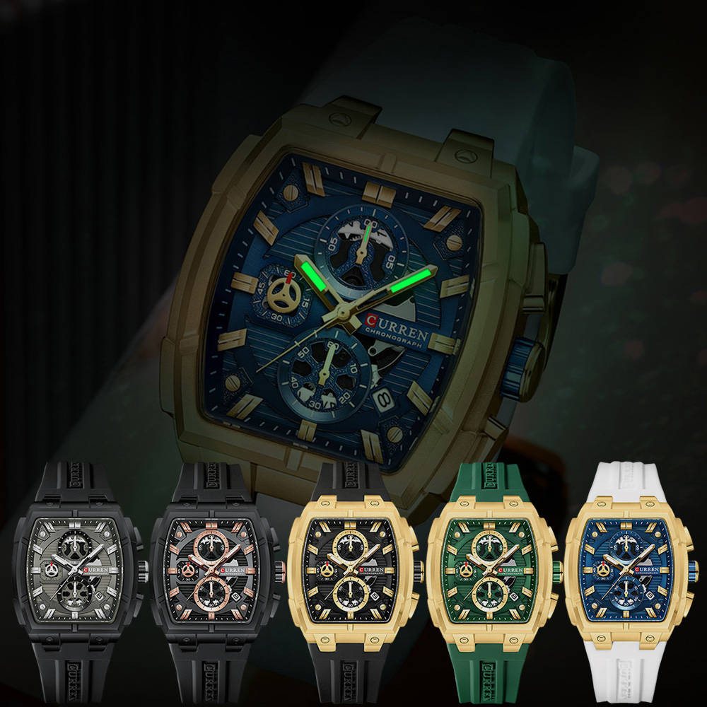 Jam Tangan Mewah Vintage CURRE - Vintage Fashion Watches ulasan dan harga