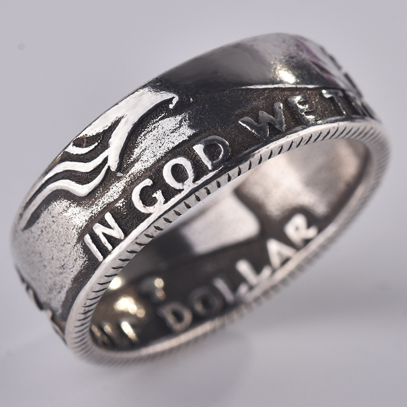 Cincin Pola Huruf Mode Vintage - Vintage Fashion Wholesale ulasan dan harga