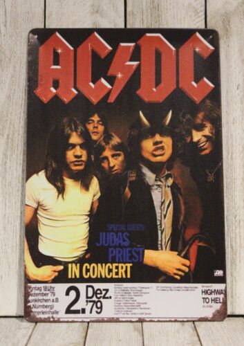 m1,AC/DC Poster Logam Timah Be - Vintage Fashion Posters ulasan dan harga