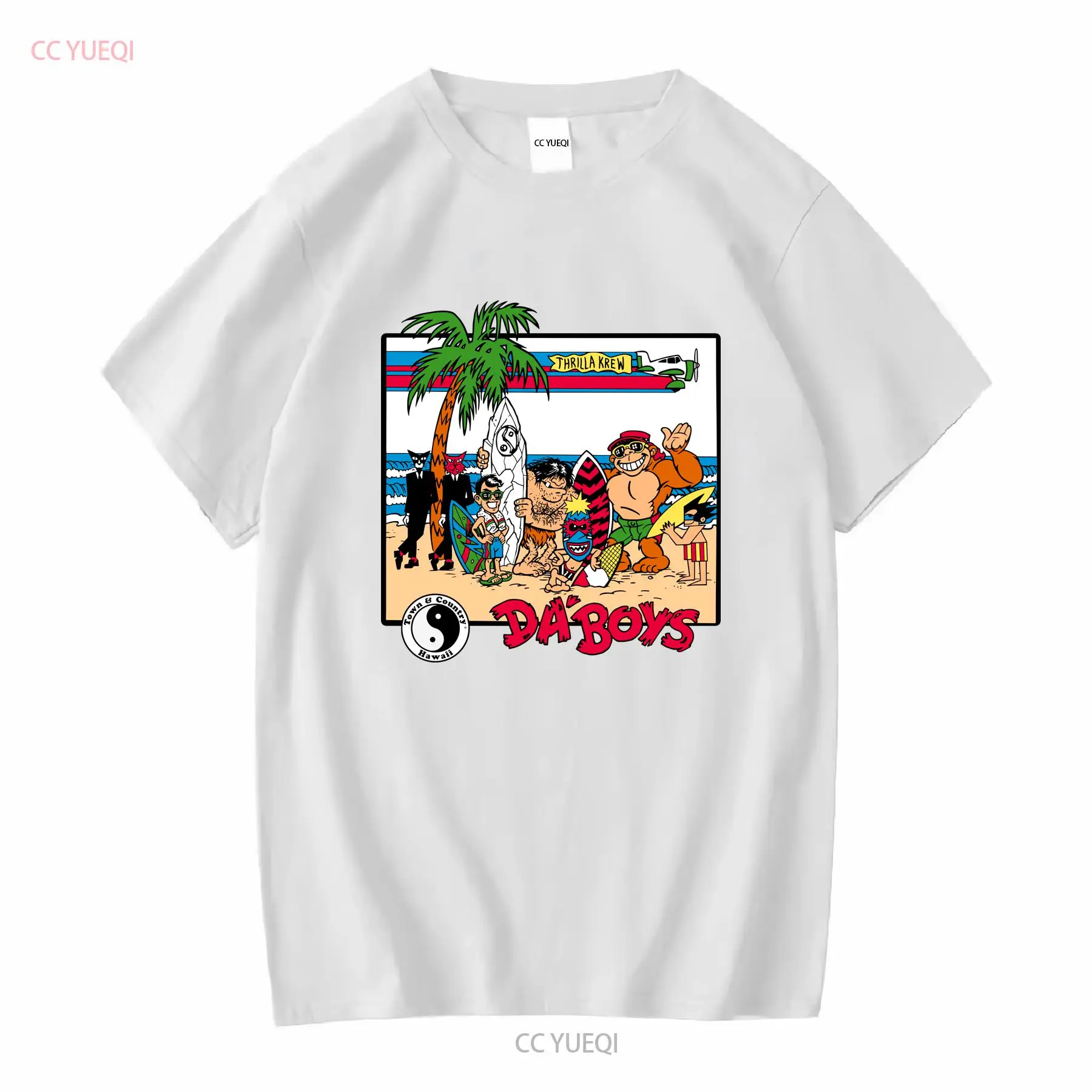 Kemeja Desain Surfing T C Town - Vintage Fashion Newtown ulasan dan harga