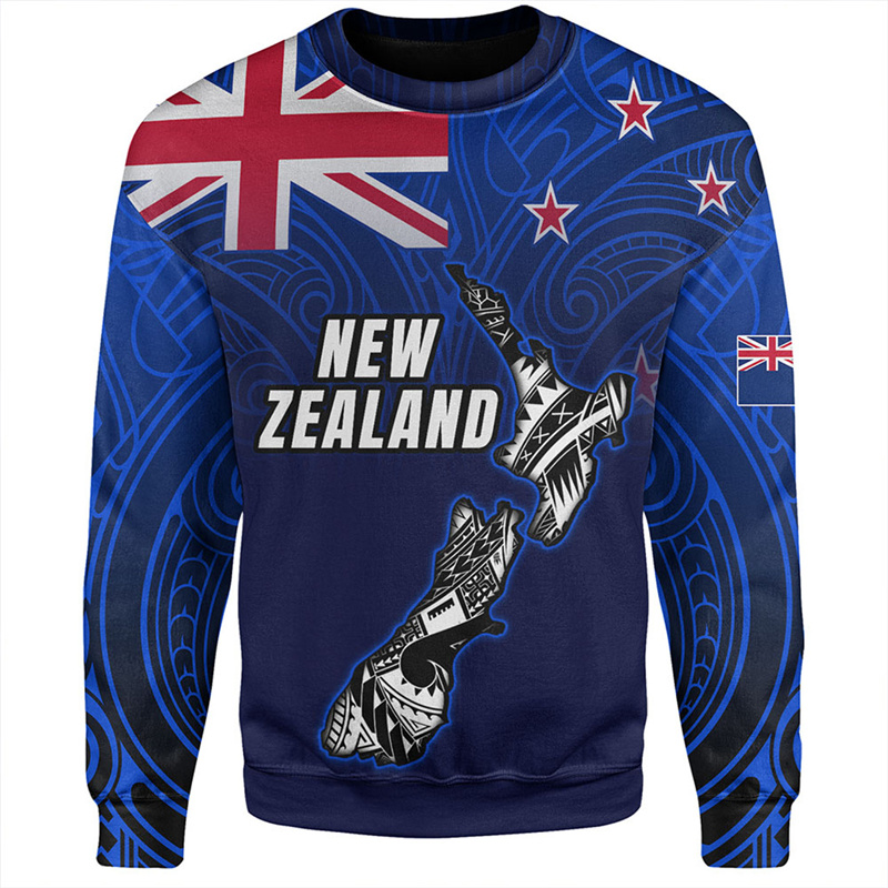 Kaus motif Maori Tribal Seland - Vintage Fashion Nz ulasan dan harga