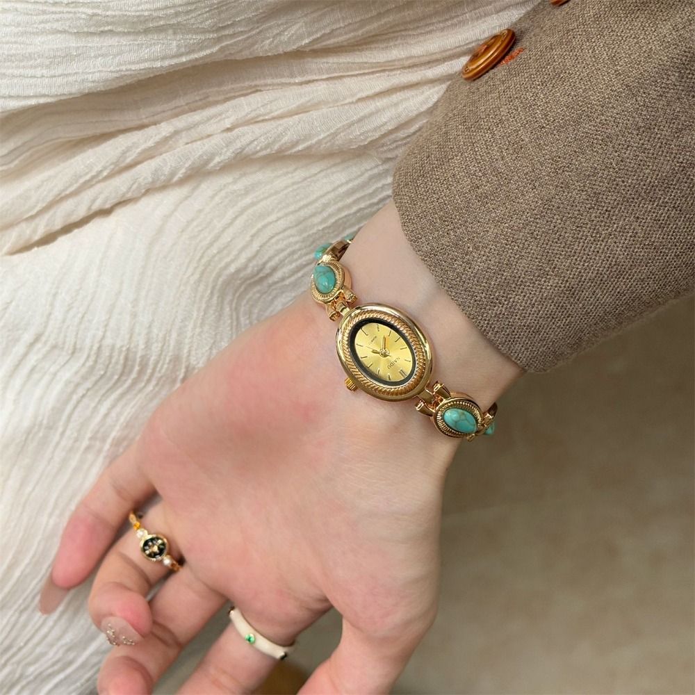 Jam Tangan Wanita Batu Permata - Vintage Fashion Watches ulasan dan harga