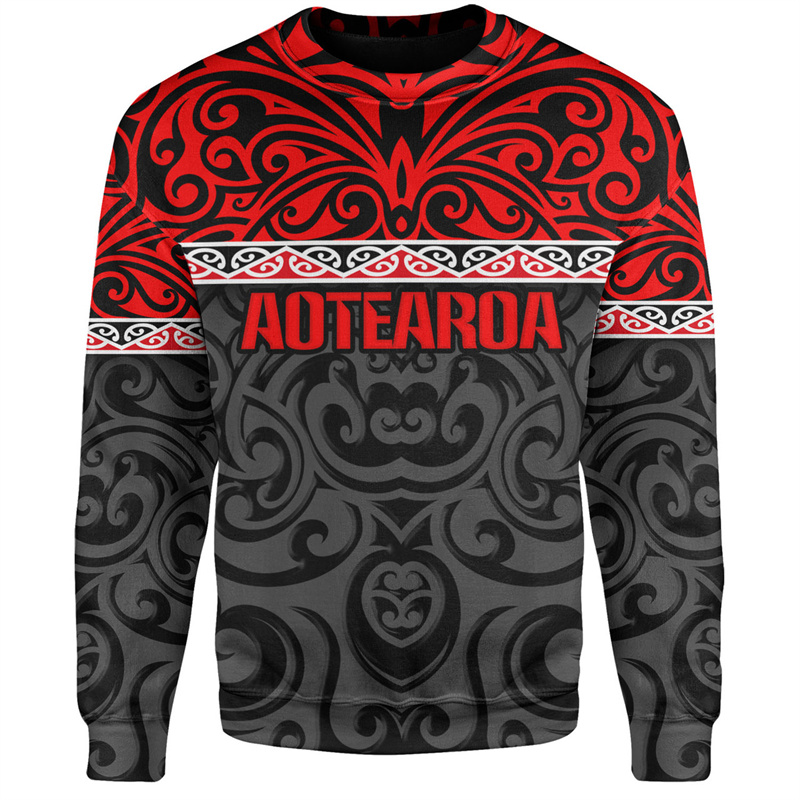 Baju Pria motif tato Maori Sel - Vintage Fashion Nz ulasan dan harga