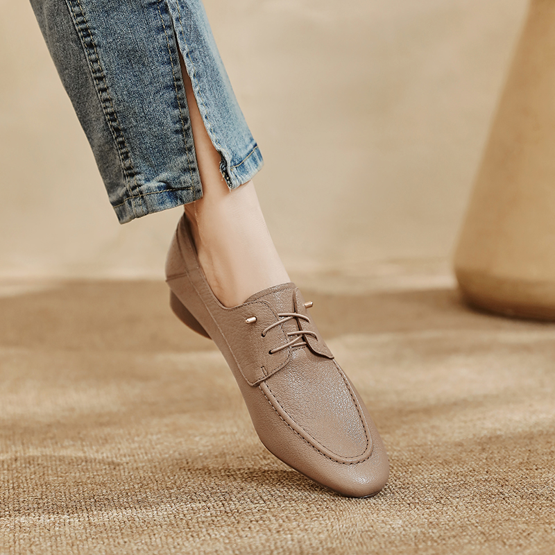 Sepatu Pantofel Kasual Wanita  - Vintage Fashion Heels ulasan dan harga