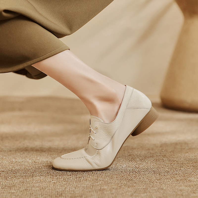 Sepatu Pantofel Kasual Wanita  - Vintage Fashion Heels ulasan dan harga