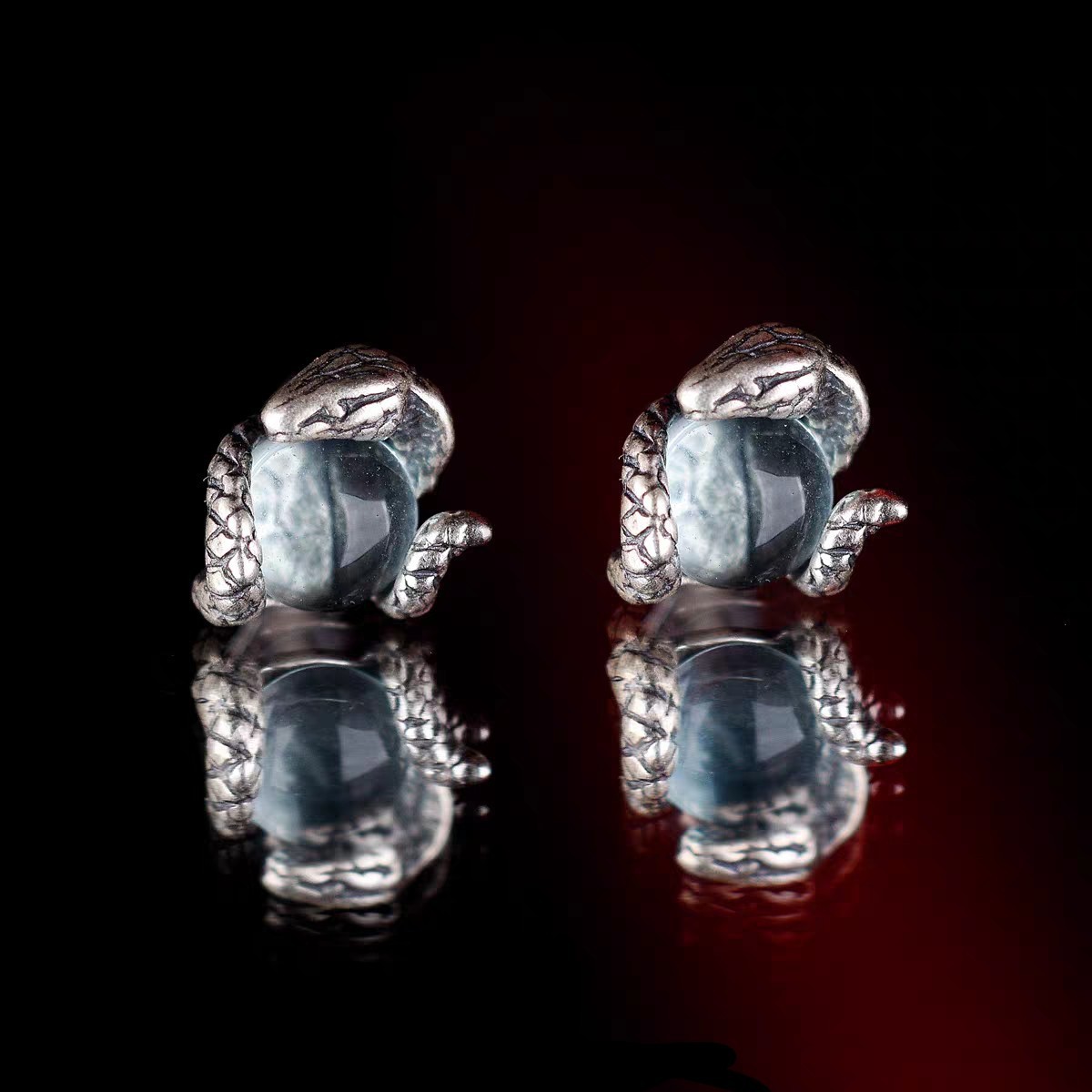 Anting Berbalut Ular Terbuat d - Vintage Fashion Nz ulasan dan harga