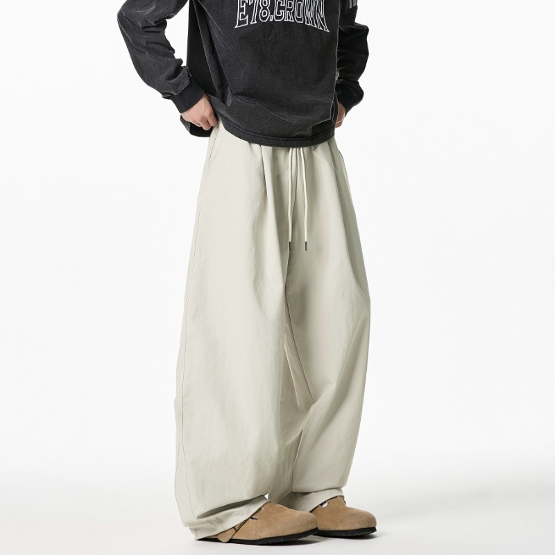 Celana Panjang Pria Musim Semi - Wide Leg Trouser 70S ulasan dan harga