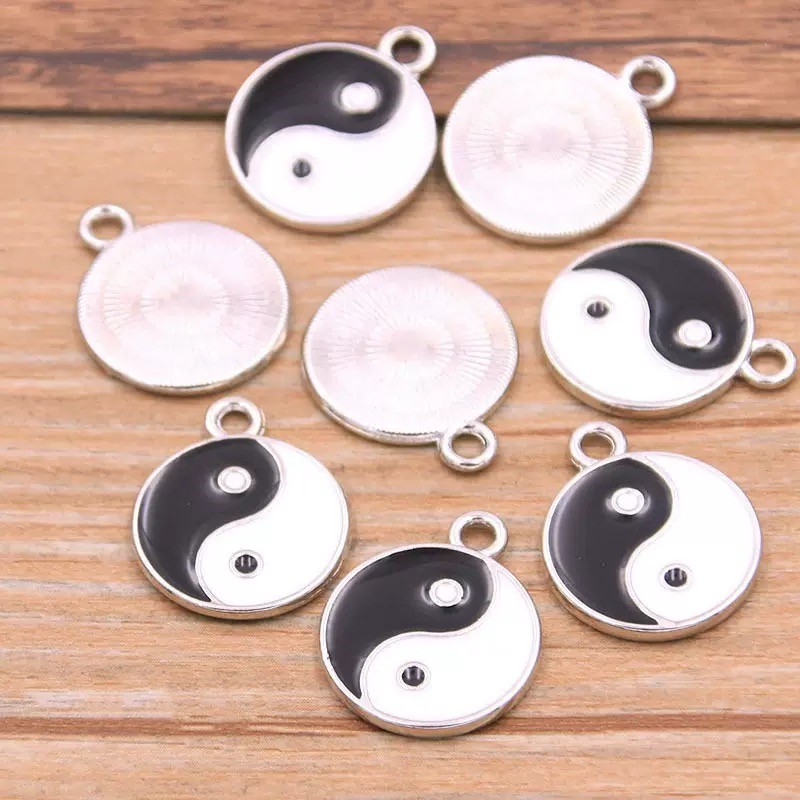 10/20 Buah Liontin Yin Yang Pa - Vintage Fashion Jewelry Necklaces ulasan dan harga