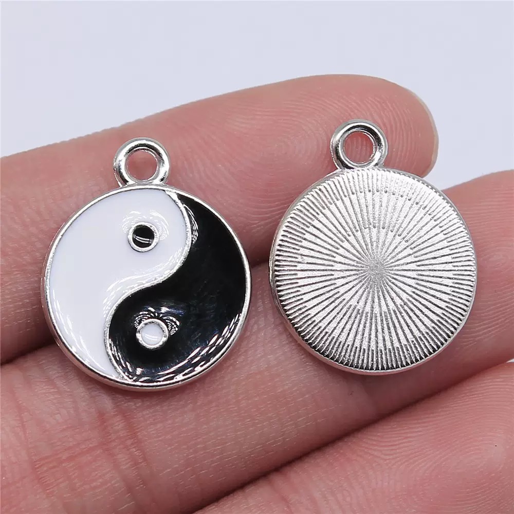 10/20 Buah Liontin Yin Yang Pa - Vintage Fashion Jewelry Necklaces ulasan dan harga