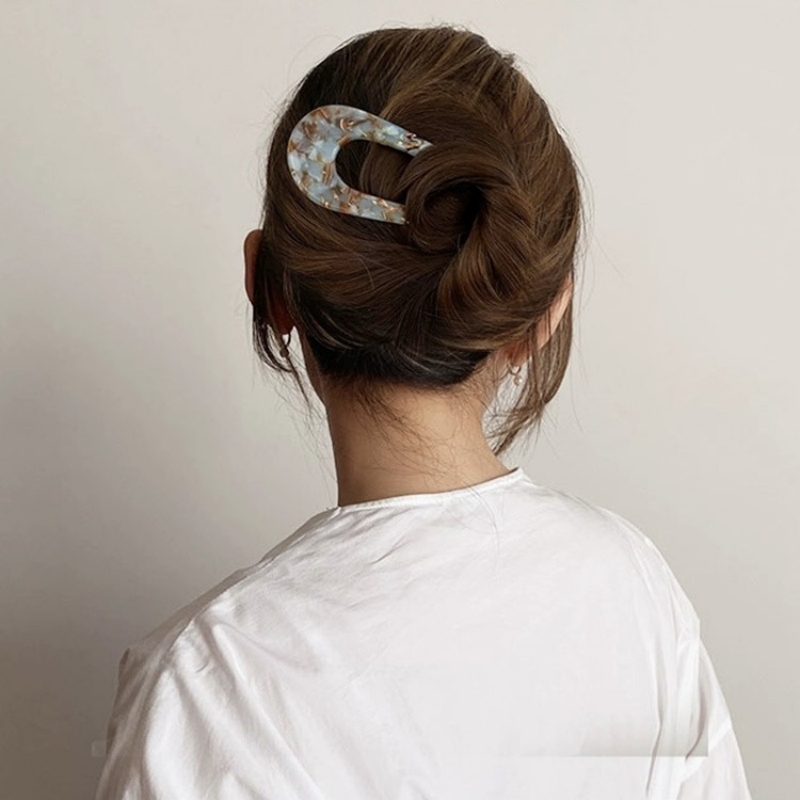 Jepit Rambut Bentuk U Wanita G - French Vintage Fashion ulasan dan harga